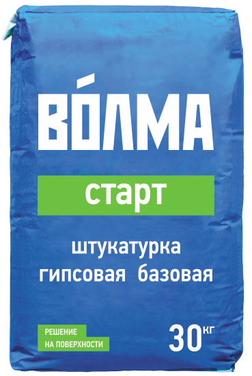 Смесь сухая цементная штукатурная "ВОЛМА-Старт", 30 кг Смесь сухая цементная штукатурная "ВОЛМА-Старт", 30 кг