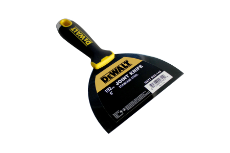 DeWalt Малярный шпатель с черной пластиковой ручкой и металлическим наконечником 13 cм