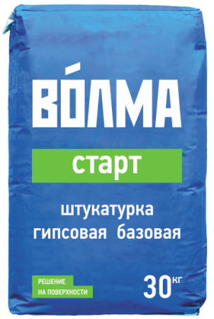 Смесь сухая цементная штукатурная "ВОЛМА-Старт", 30 кг Смесь сухая цементная штукатурная "ВОЛМА-Старт", 30 кг